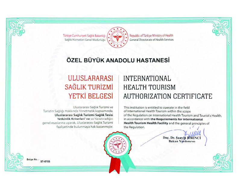 Certificat d'autorisation international en matière de tourisme médical